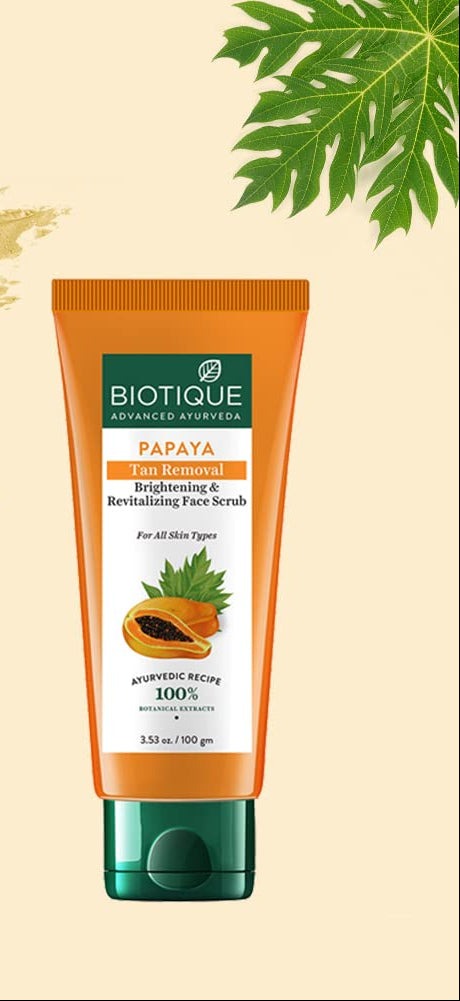 Biotique Papaya Tan Removal Face Scrub 100gm4
