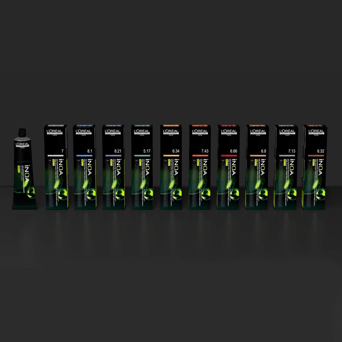 L'Oreal Professionnel Paris - 4.26 Iridescent Red Brown - Inoa Ammonia Free Permanent Colour - Mix 1:1 - (60g)