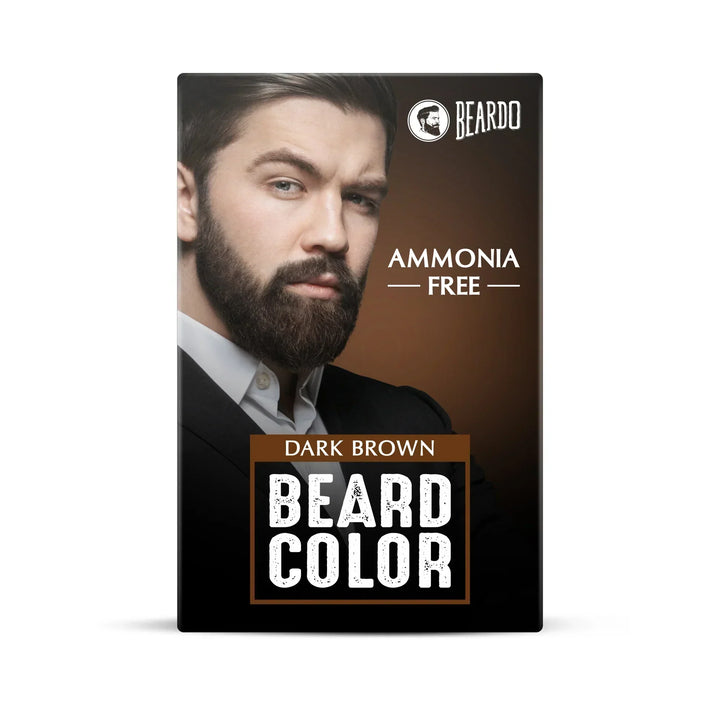 BEARDO BEARD DARK BROWN AMMONIA F COLOR 60ML - House of Ateeq