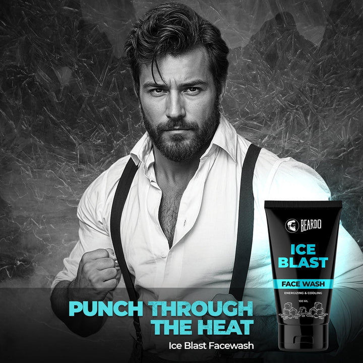 Beardo Ice Blast Facewash 100ml Front View