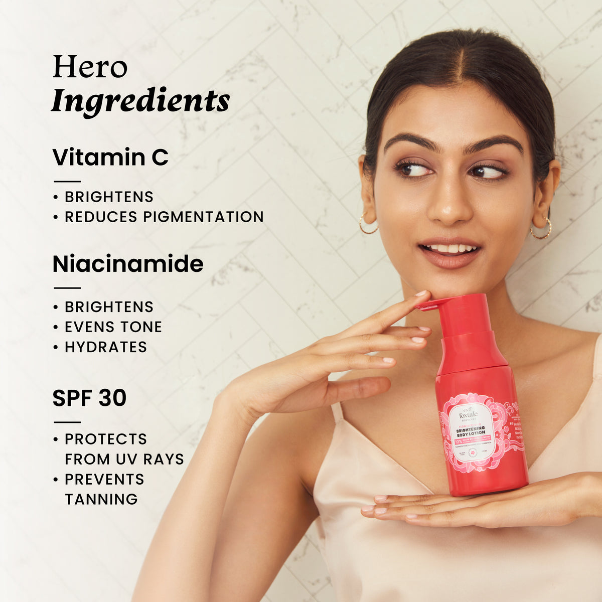 Foxtale Brightening Body Lotion Visibly Bright Skin From 1st Use, 200ml3