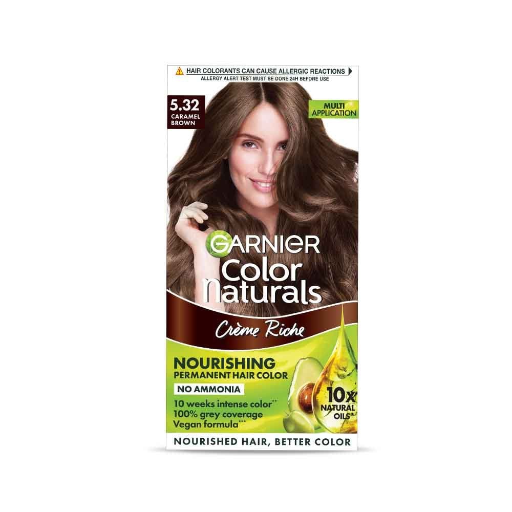 Garnier Color Naturals Caramel Brown Hair Colour Box Front