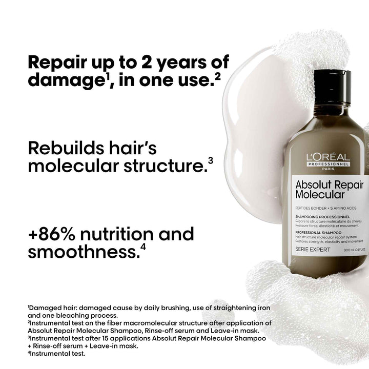LOréal Professionnel Absolut Repair Molecular Shampoo 300ml – House of Ateeq