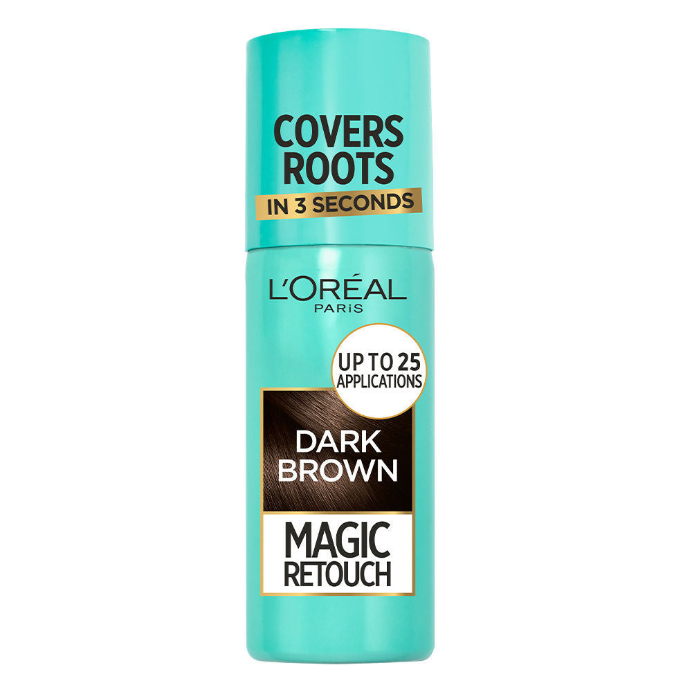 L'Oreal  Paris Magic Retouch Instant Root Concealer Spray - Dark Brown - (75ml)