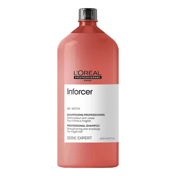 L'Oreal  Professionnel Paris Inforcer B6 + Biotin - Professional Shampoo - Serie Expert - (1.5 Litre) - House of Ateeq