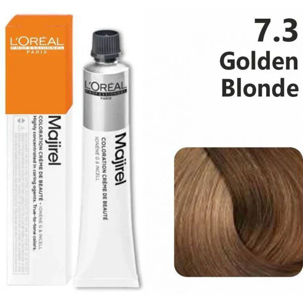 L'Oreal  Professionnel Paris - Majirel - 7.3 (Golden Blonde) - Mix 1:1.5 - (49.5g) - House of Ateeq
