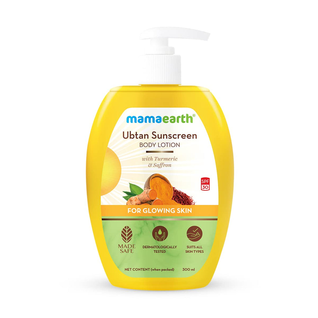 Mamaearth Ubtan Sunscreen Body Lotion, 300ml - House of Ateeq