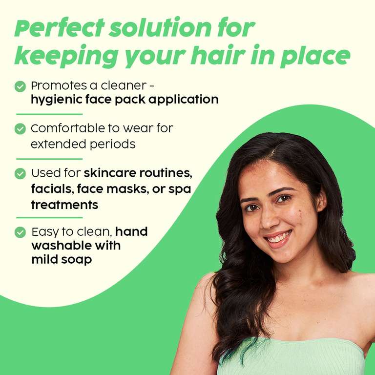 Plix Spa Headband for Clean, Comfortable Skincare & Makeup Sessions, 10g