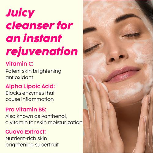 Plix Guava Glow Vitamin C Brightening Face Cleanser – 100ml12