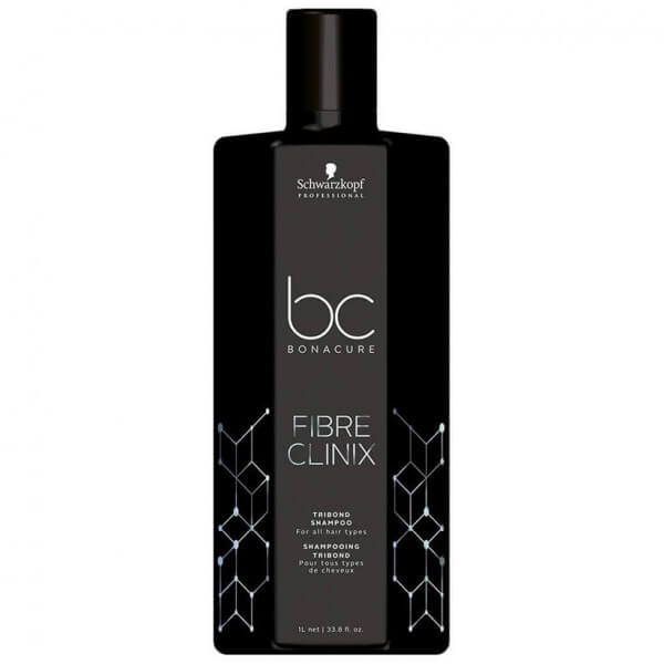 Schwarzkopf Professional Fibre Clinix Tribond Shampoo,, 1000ml - House of Ateeq