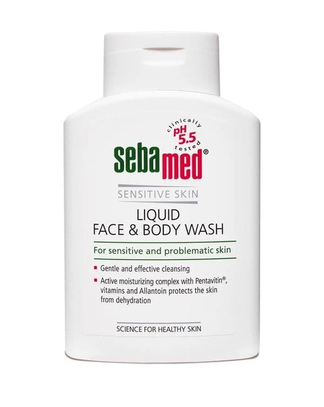 Sebamed Liquid Face & Body Wash, 200ml