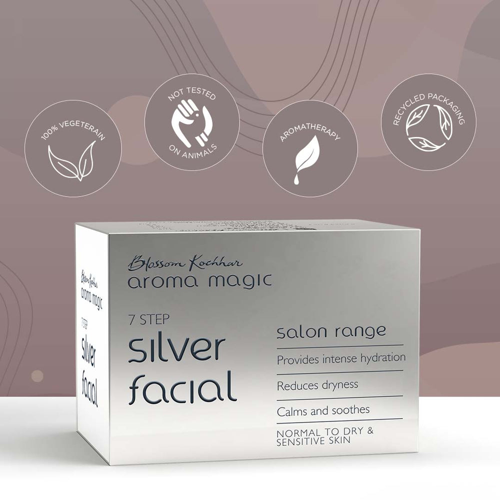 Silver Glow Facial Kit with Lavender & Aloe