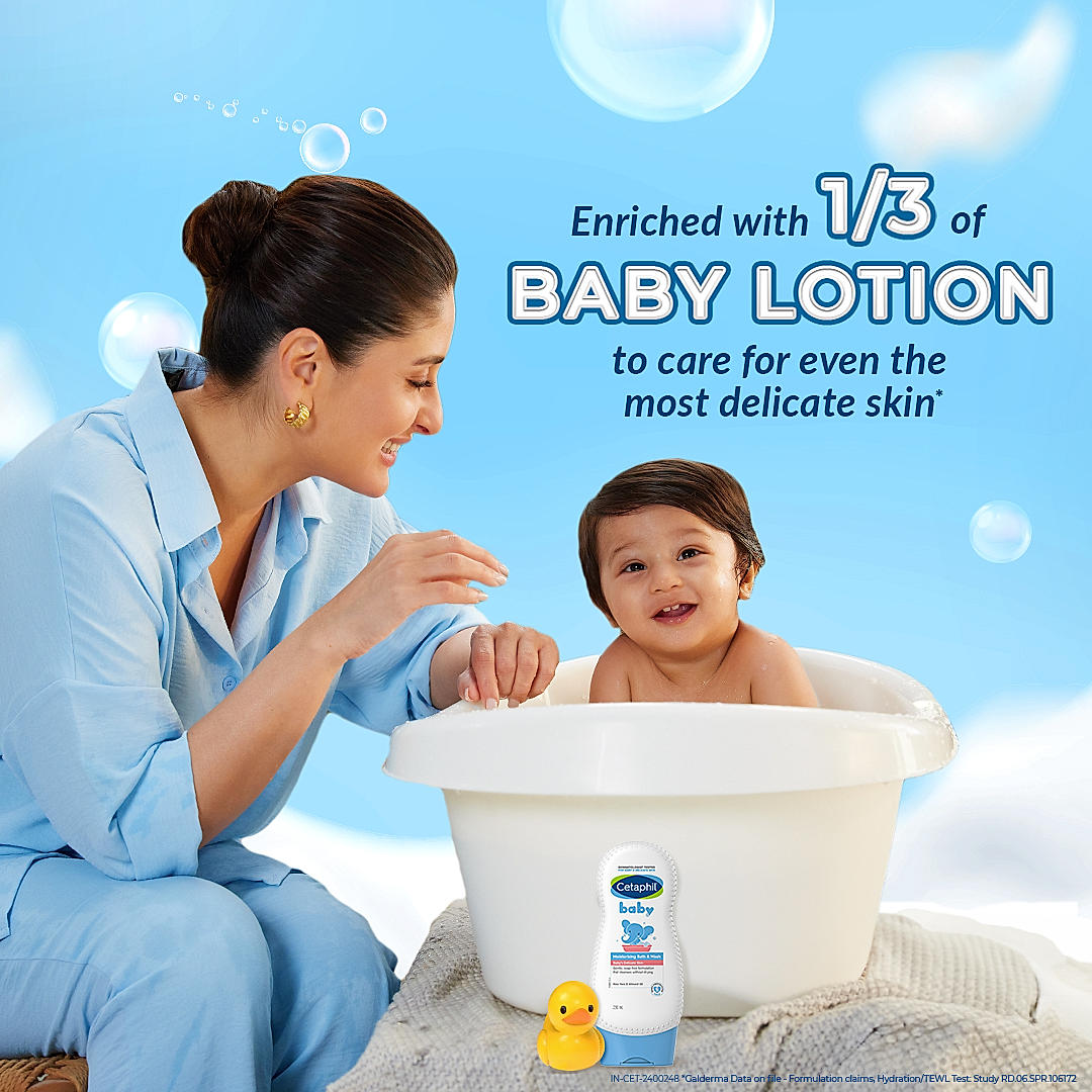 Tear-free baby bath wash bottle