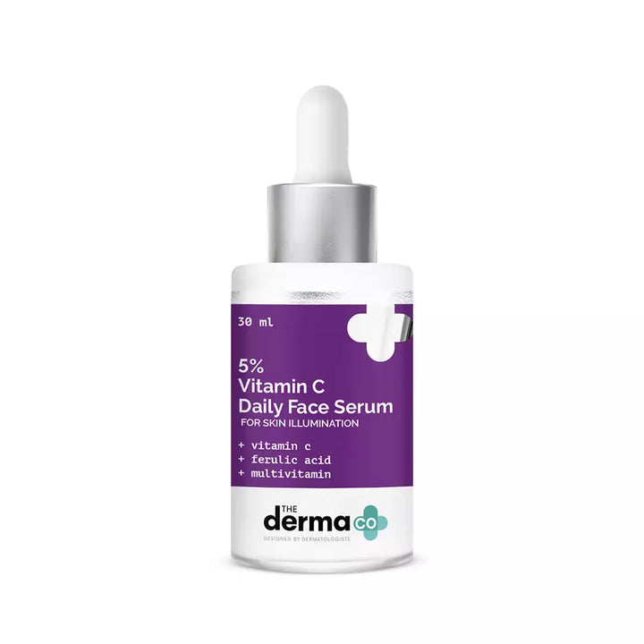 The Derma Co 5% Vitamin C Daily Face Serum 30ml - House of Ateeq