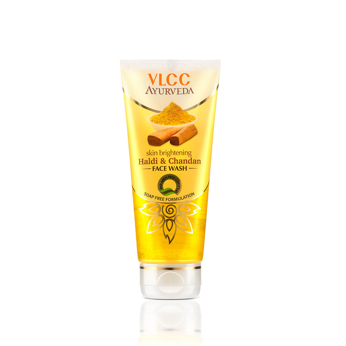 VLCC Ayurveda Haldi & Chandan Face Wash tube on a white background