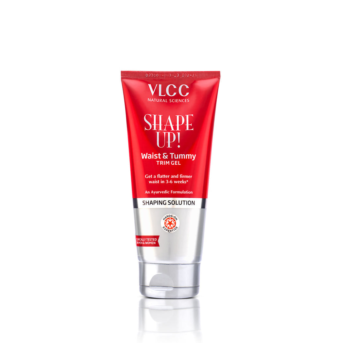 VLCC Shape Up Waist & Tummy Trim Gel tube on a white background