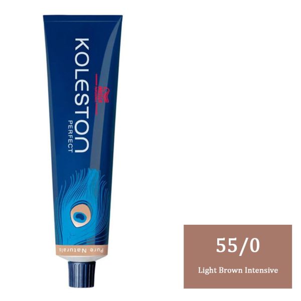 Wella Professionals Koleston Perfect Pure Naturals, 55/0 - Light Brown Intensive - House of Ateeq