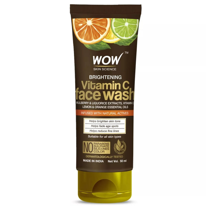 Wow Vitamin C Face Wash, 50ml - House of Ateeq