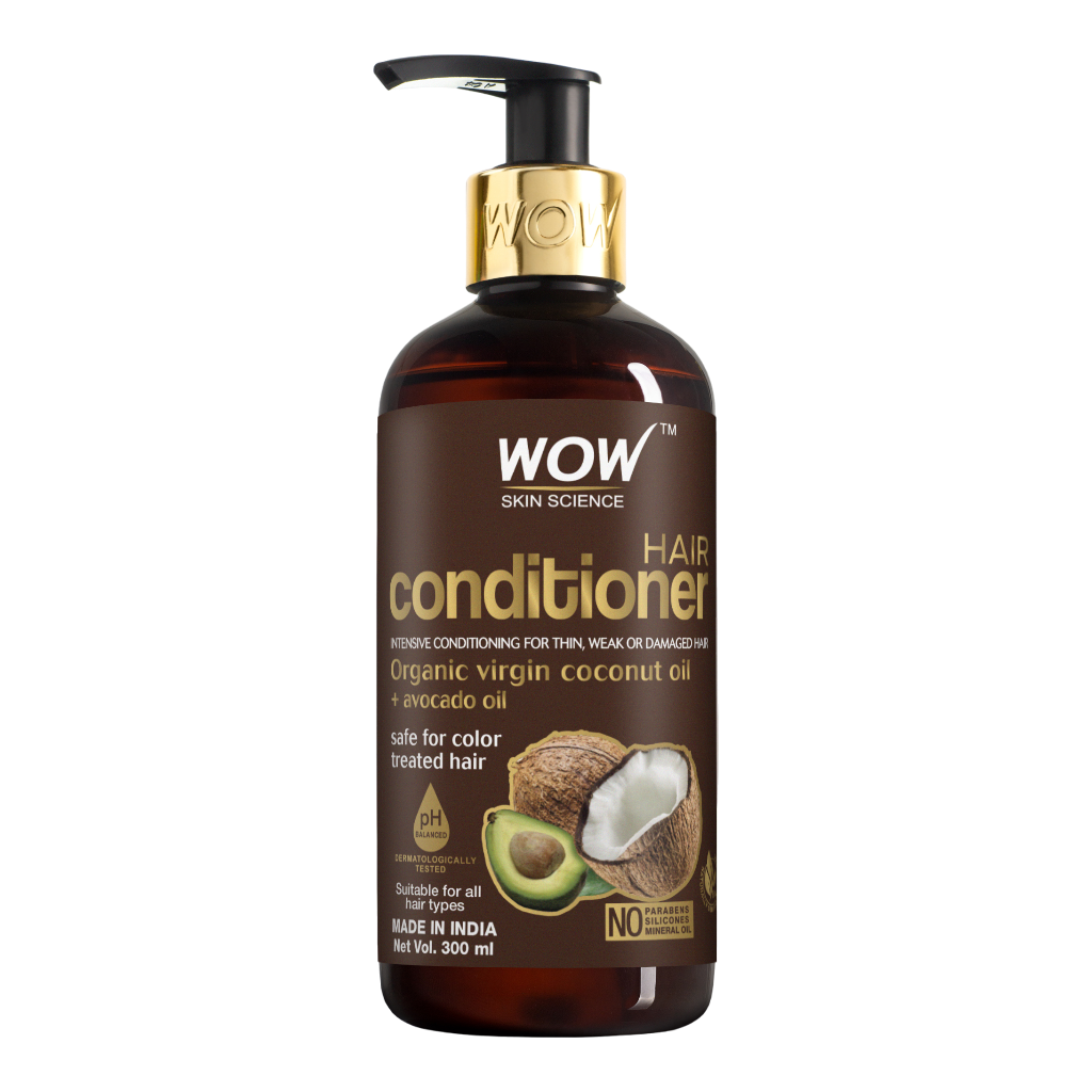 WOW Skin Science Coconut Oil & Avocado Oil Hair Conditioner, 300ml