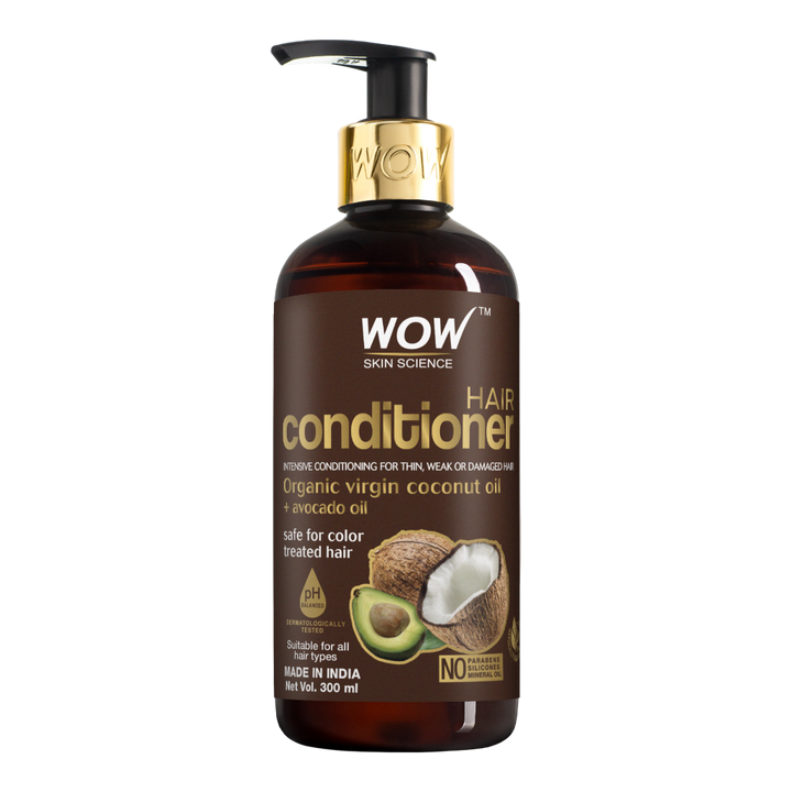 WOW Skin Science Coconut Oil & Avocado Oil Hair Conditioner, 300ml