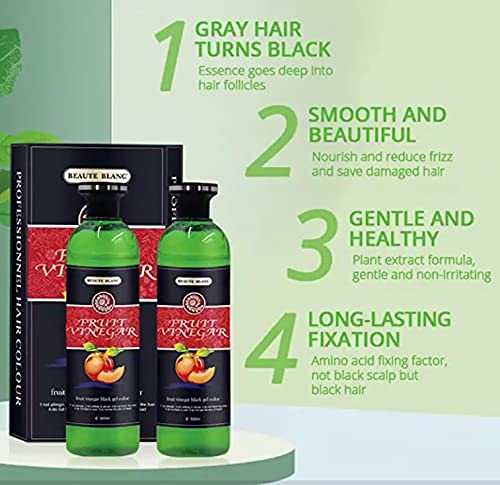 BEAUTE BLANC Black Hair Dye home application kit