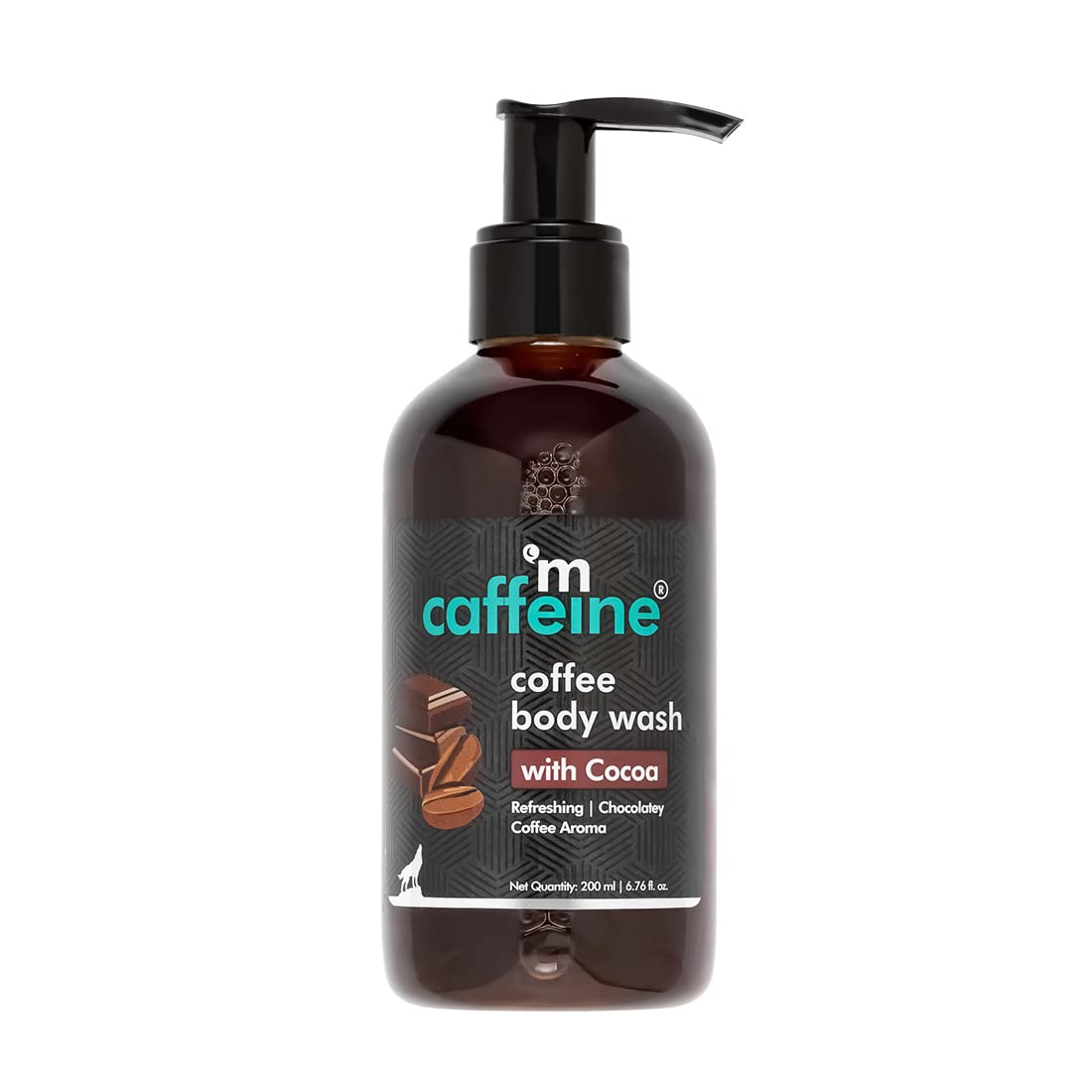 mCaffeine Cocoa Body Wash 200ml - House of Ateeq